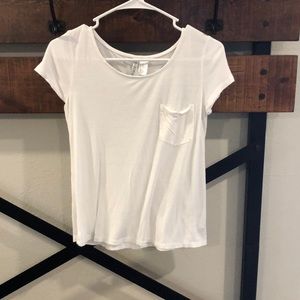 White Pocket Tee